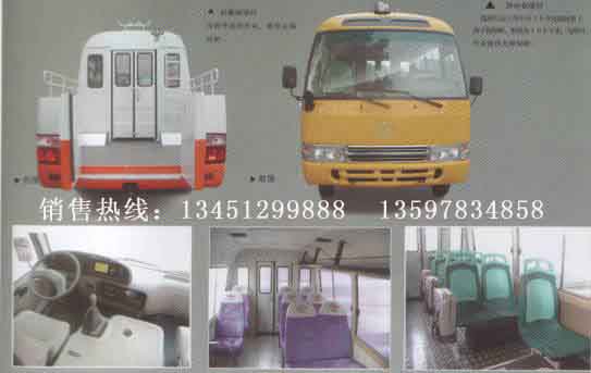 江淮6米9座柴油機電力工程車(chē)（國六）