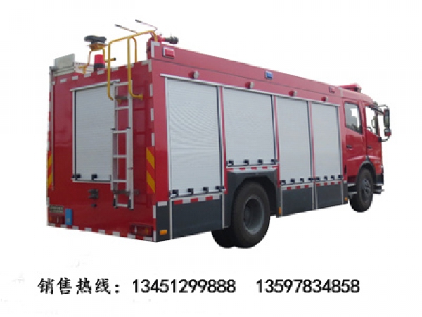 東風(fēng)天錦水罐（泡沫）消防車(chē)載液6噸（國五）