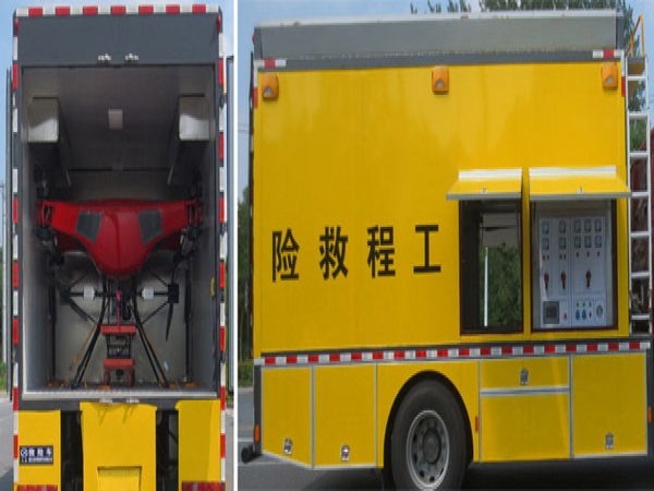 奔馳后雙橋救險車(chē)