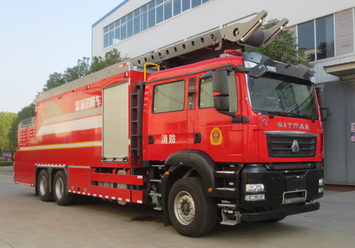 重汽泵浦消防車(chē)（遠程供水+水帶敷設）