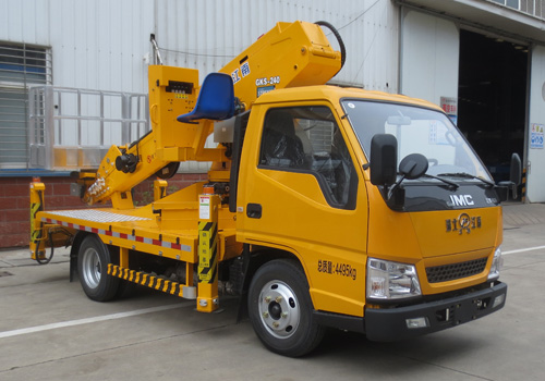 江鈴28米藍牌伸縮式高空作業(yè)車(chē)